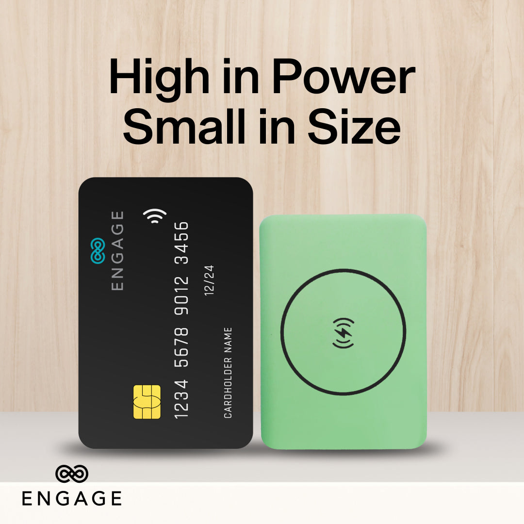 Engage Ultra Compact 10000mAh Wireless Power Bank PD 45W Black