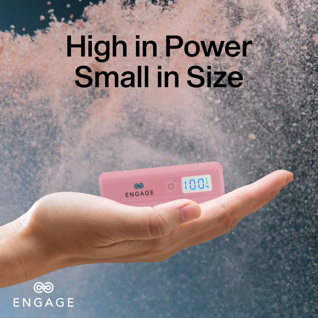 Engage Ultra Compact 10000mAh Wireless Power Bank PD 45W Black