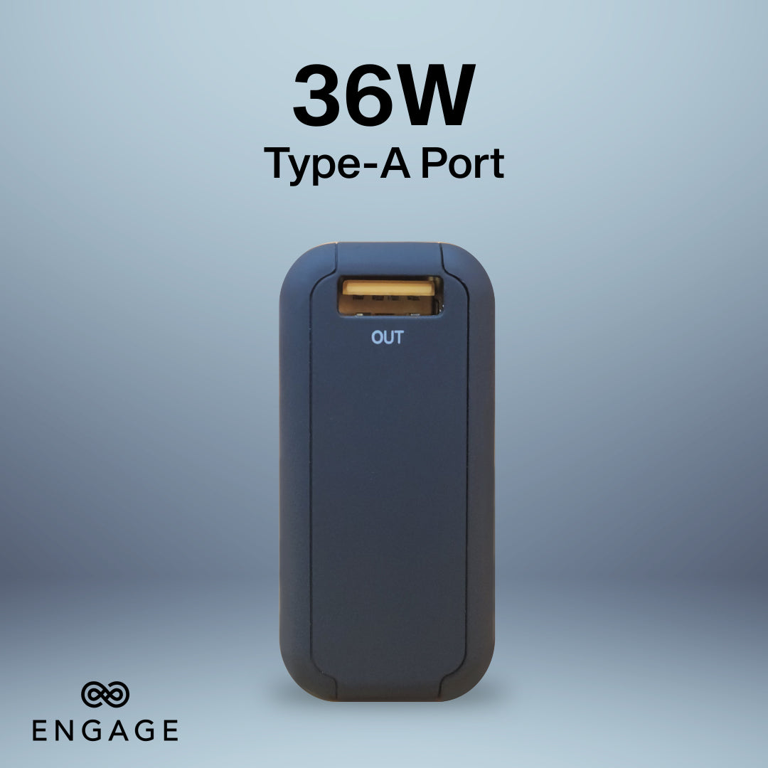 Engage Ultra Compact 10000mAh Wireless Power Bank PD 45W White-00C3