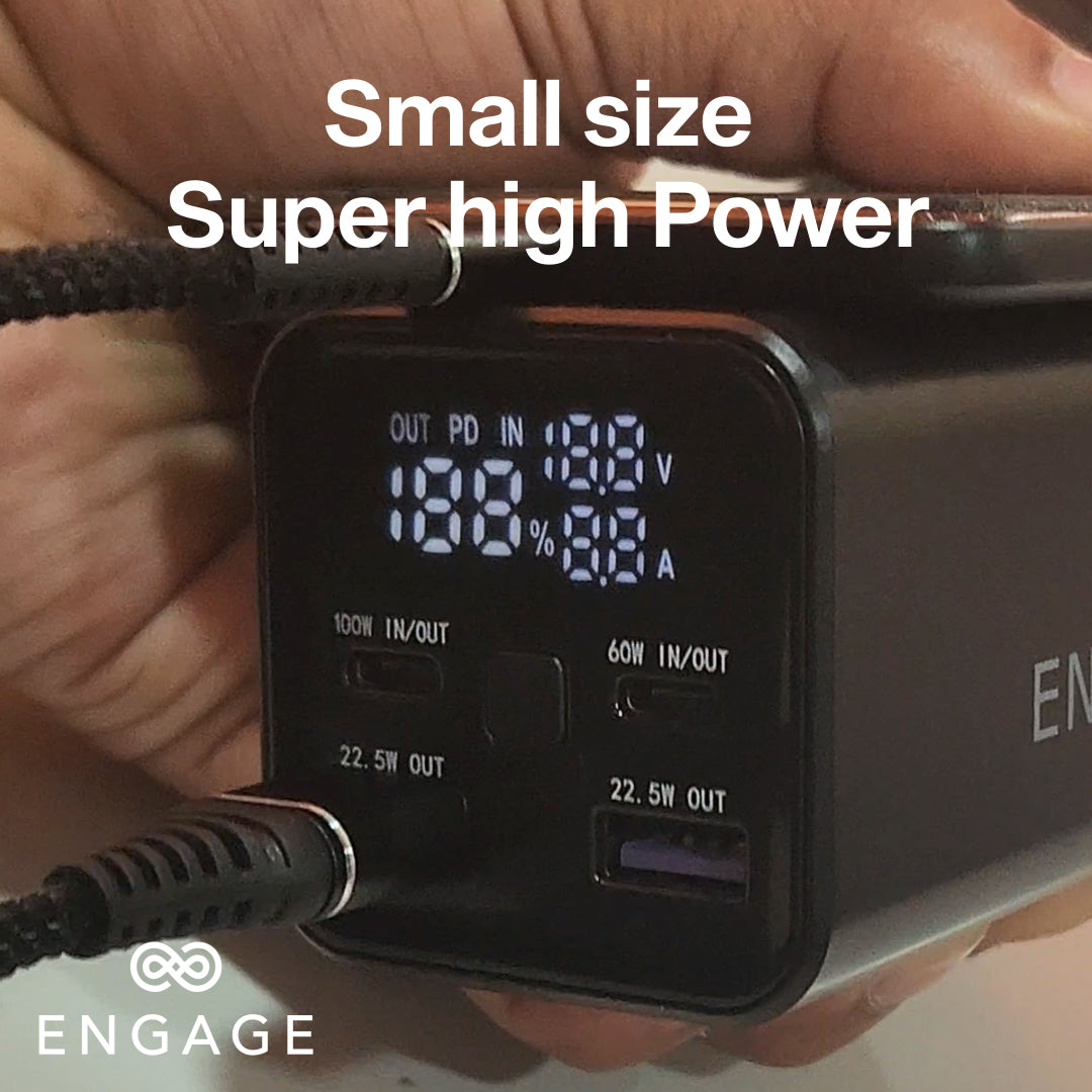 Engage Super Charge 20000 mAh 100W Powerbank with LED Display-20ZX