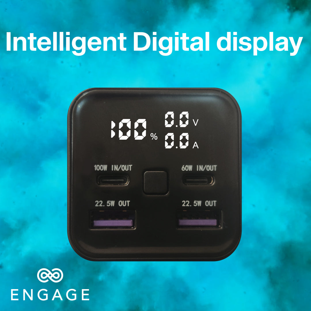 Engage Super Charge 20000 mAh 100W Powerbank with LED Display-20ZX