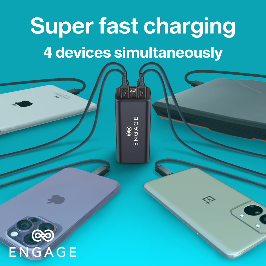Engage Super Charge 20000 mAh 100W Powerbank with LED Display-20ZX