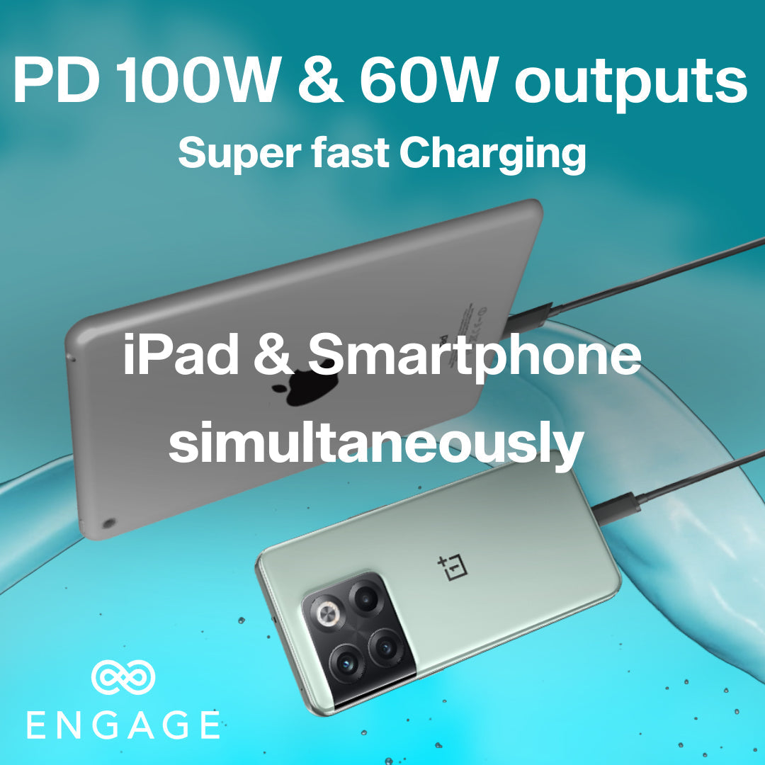 Engage Super Charge 20000 mAh 100W Powerbank with LED Display-20ZX