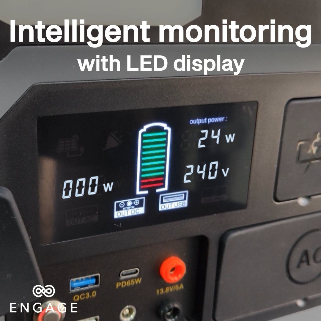 إشراك محطة الطاقة 1500WH / 432000MAH