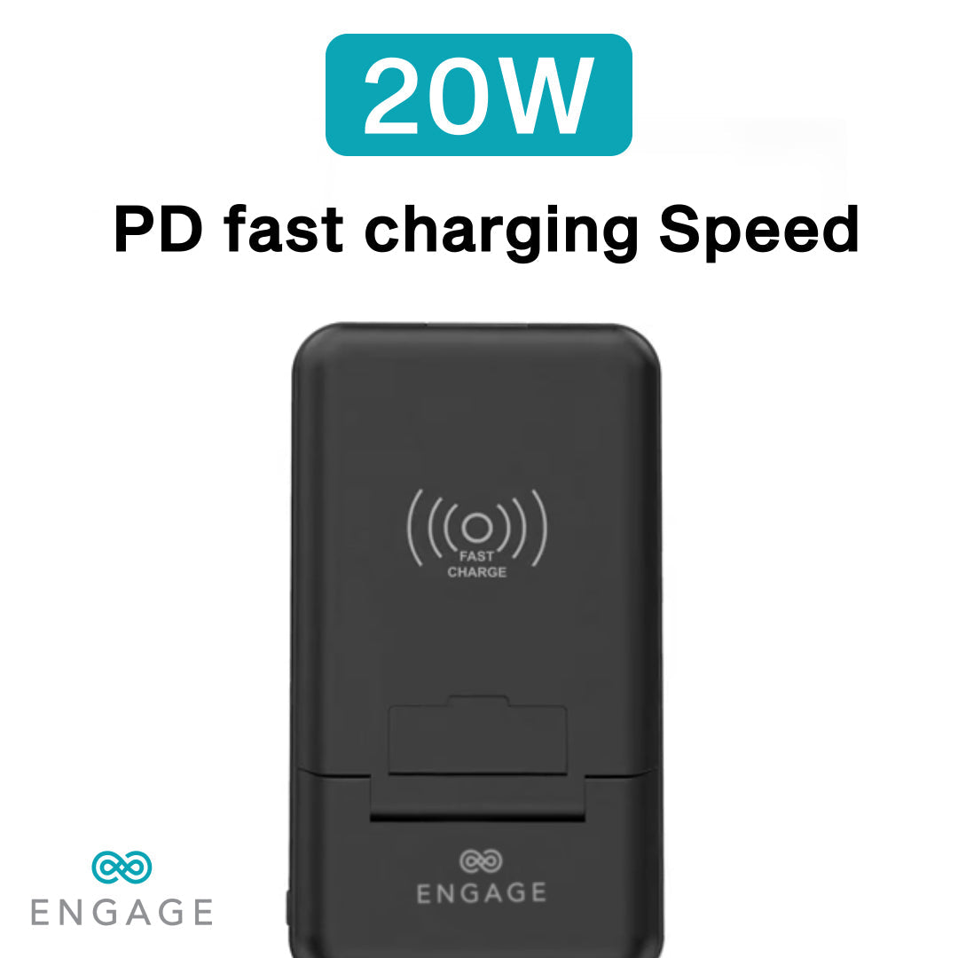 Engage Wireless Powerbank 10000Mah Multi-Functional Box PD 20W-7HSP