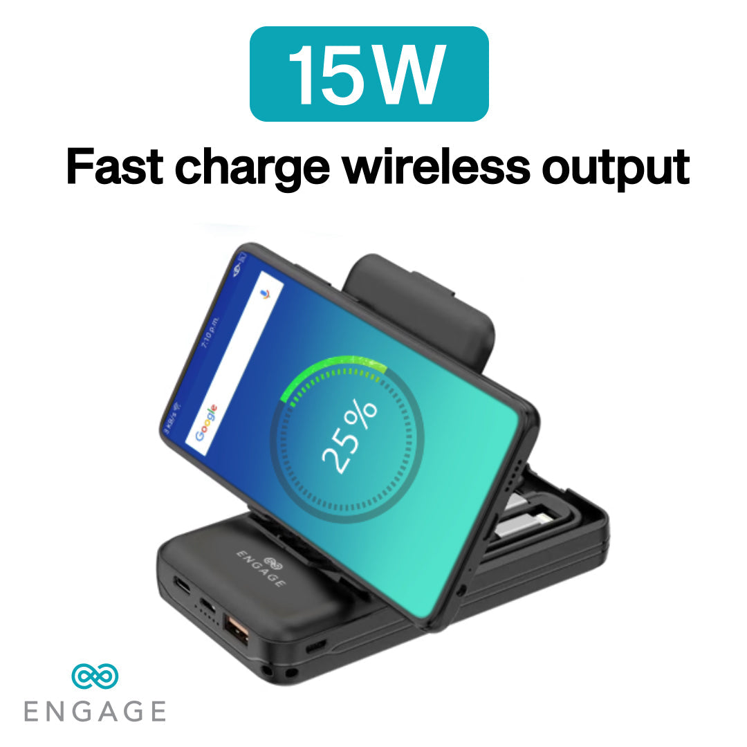 Engage Wireless Powerbank 10000Mah Multi-Functional Box PD 20W-7HSP