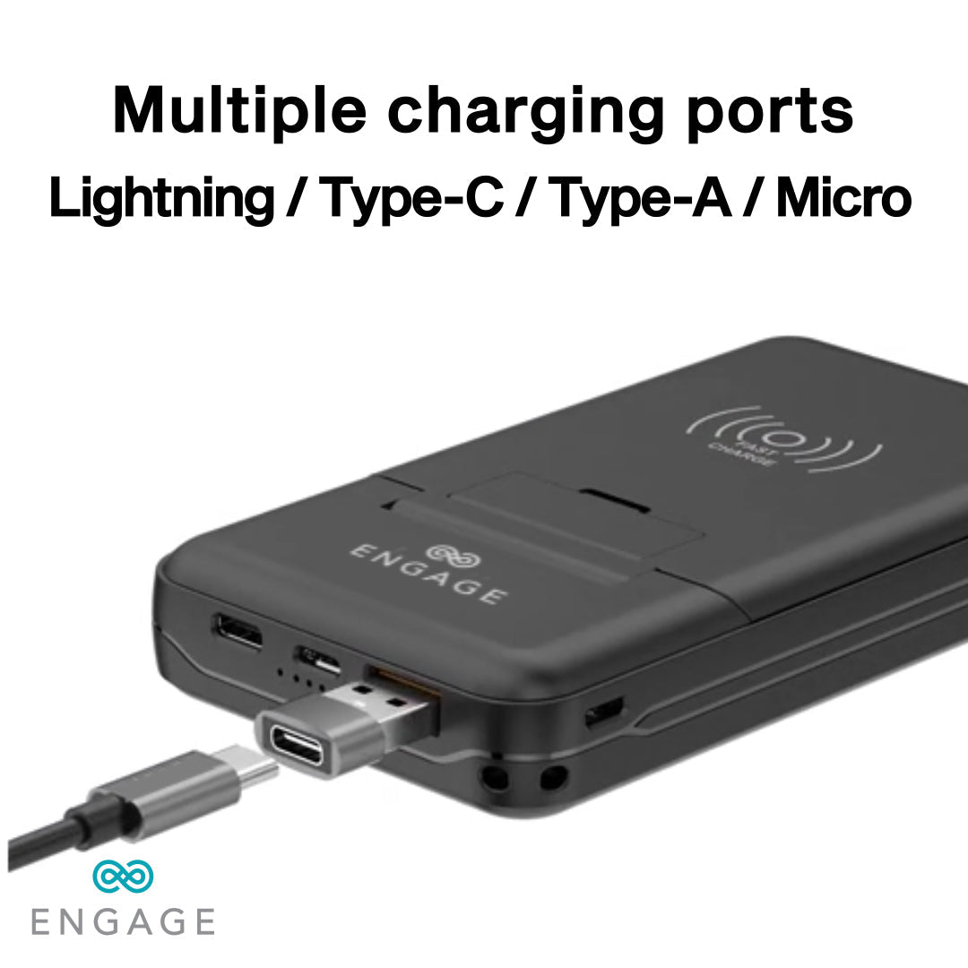 Engage Wireless Powerbank 10000Mah Multi-Functional Box PD 20W-7HSP