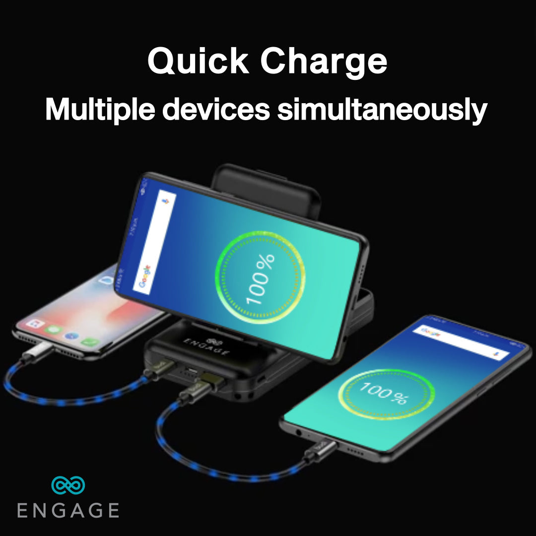 Engage Wireless Powerbank 10000Mah Multi-Functional Box PD 20W-7HSP