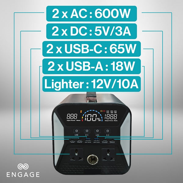 Engage 135200 mAh Power Station - 551Wh