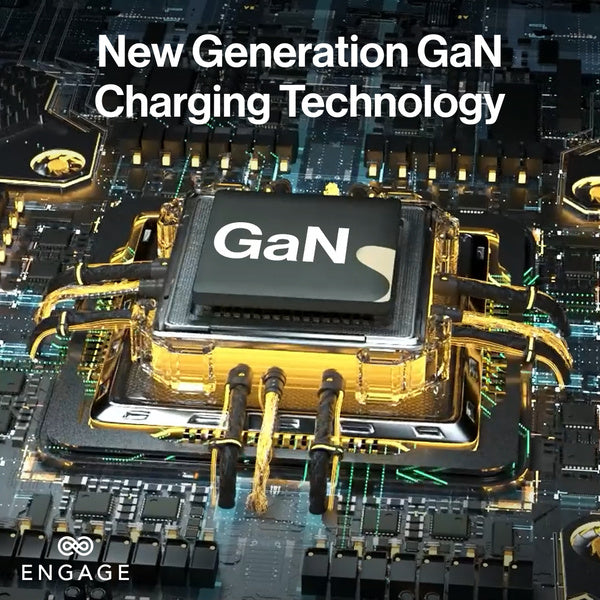 Engage 100W Power Adapter With Interchangeable Uk/Eu Plug & 4 Ports