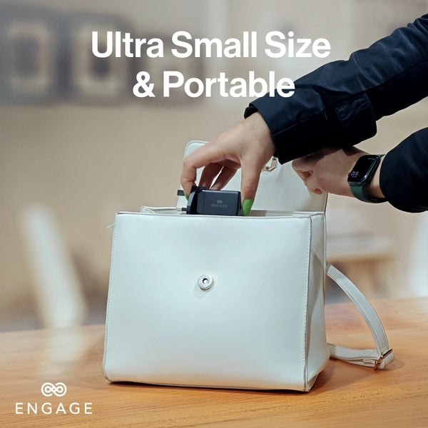 Engage Dual Port 48W Power Adapter With Interchangeable Uk/Eu Plug