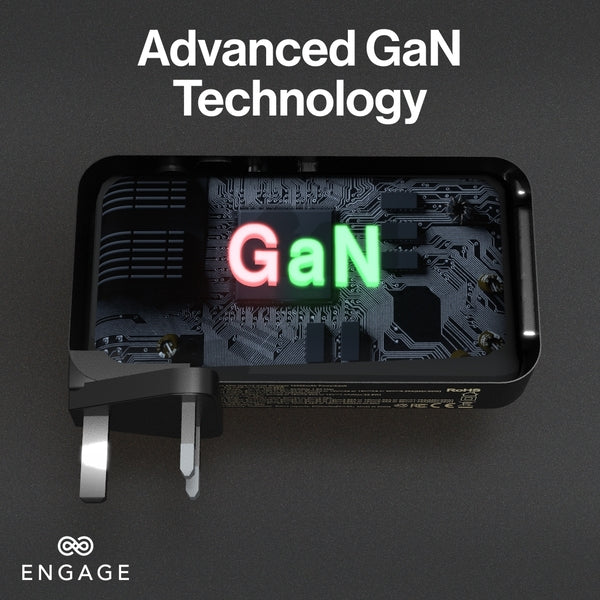 Engage Hybrid 65W Gan Charger 10000 Mah Power Bank