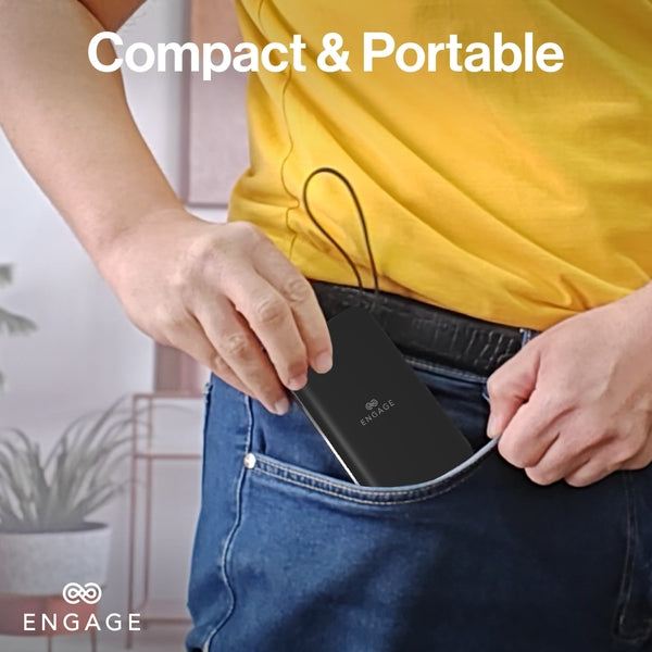 Engage Hybrid 65W Gan Charger 10000 Mah Power Bank