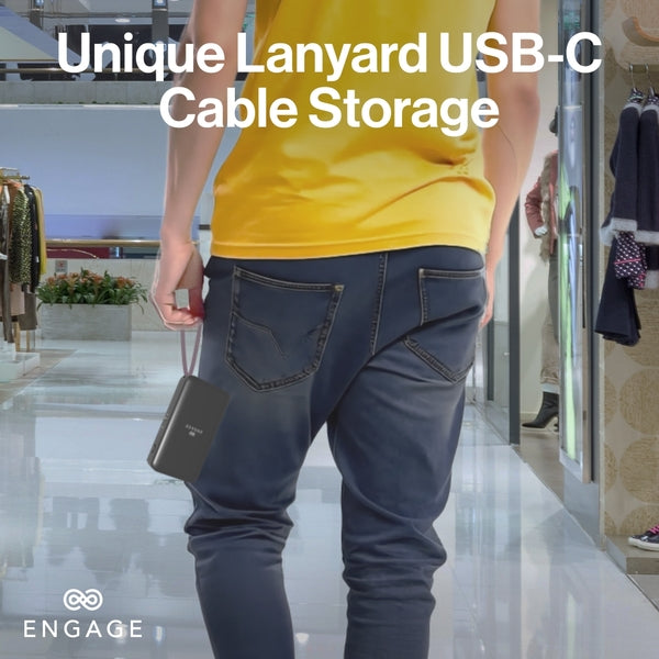 Engage Hybrid 65W Gan Charger 10000 Mah Power Bank