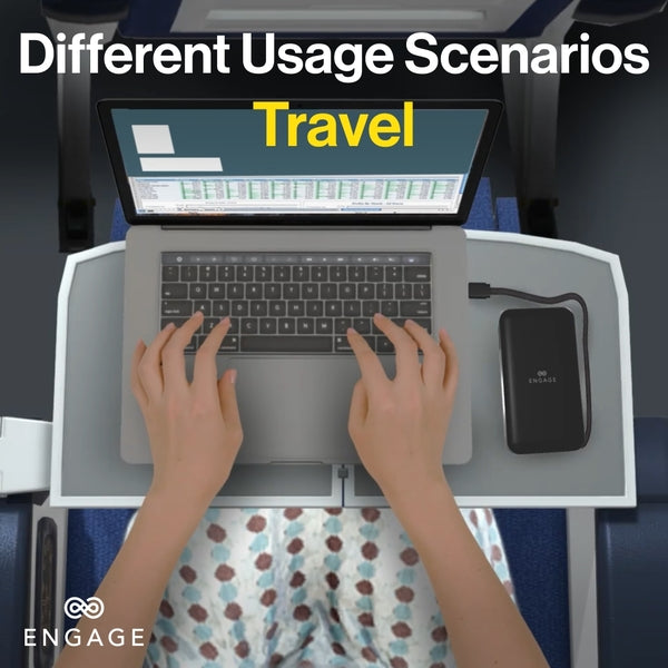 Engage Hybrid 65W Gan Charger 10000 Mah Power Bank