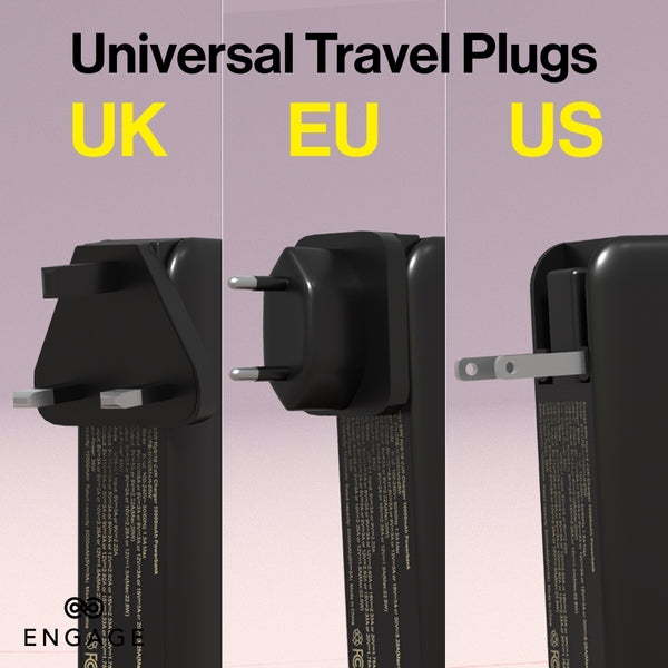 Engage Hybrid 65W Gan Charger 10000 Mah Power Bank