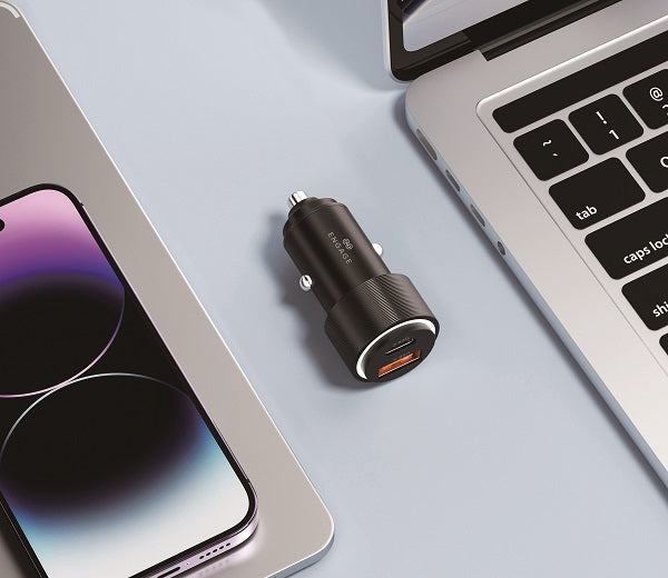 Engage Dual Port Aluminium Alloy Car Charger 95W-1SFM