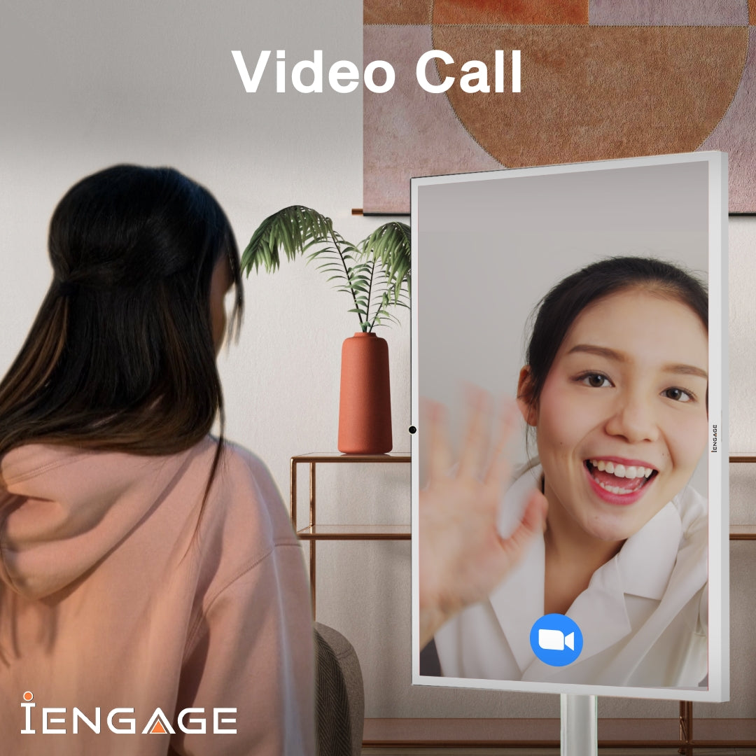 iEngage 32 4K Android 13 Rotating Touch Screen W/ Built-In Camera(Wifi) (8/128)