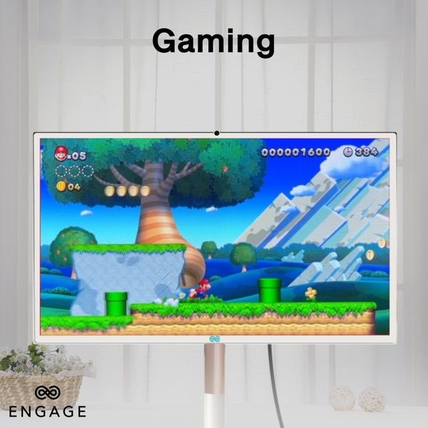 Engage 32 Inch 4G (8GB/128GB) Android Rotating TouchScreen W/ Built-In Camera-White