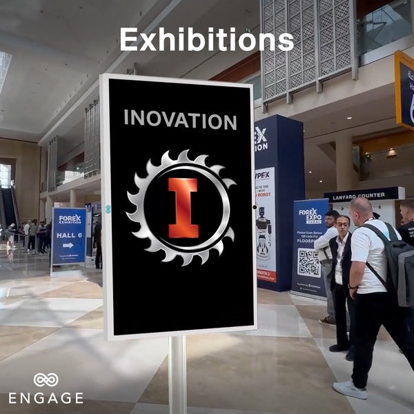 Engage 32 Inch 4G (8GB/128GB) Android Rotating TouchScreen W/ Built-In Camera-White