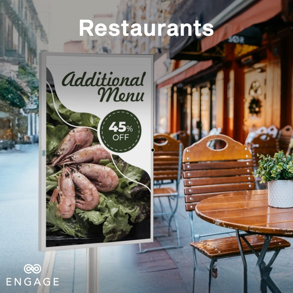 Engage 32 Inch 4G (8GB/128GB) Android Rotating TouchScreen W/ Built-In Camera-White