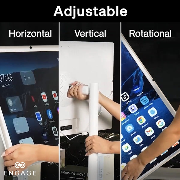 Engage 32 Android Smart Rotating Touch Screen W/Built-In Camera(Wifi)(8/128)