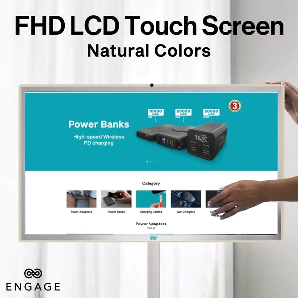 Engage 32 Android Smart Rotating Touch Screen W/Built-In Camera(Wifi)(8/128)