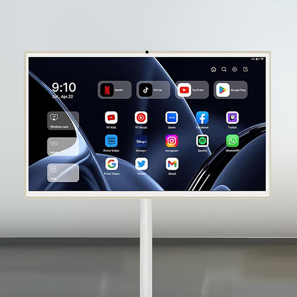 Engage 32 Inch 4G (8GB/128GB) Android Rotating TouchScreen W/ Built-In Camera-White