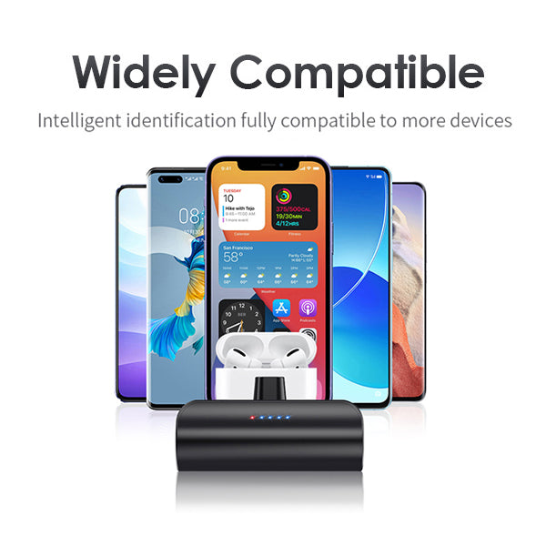 إشراك 18W Ultra Compact 5000 Mah 18W Pocket Powerbank مع شعلة لأجهزة USB-C