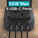 Engage 13 in 1 Ports GaN High Speed 65W Power Socket