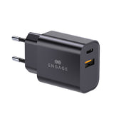 Engage Dual Port 30W GaNII PD Fast Adapter/Charger with Interchangeable Adapter