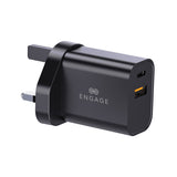 Engage Dual Port 30W GaNII PD Fast Adapter/Charger with Interchangeable Adapter