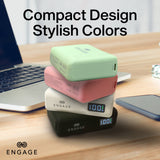 إشراك Ultra Compact 10000mah Wireless Power Bank PD 45W Green