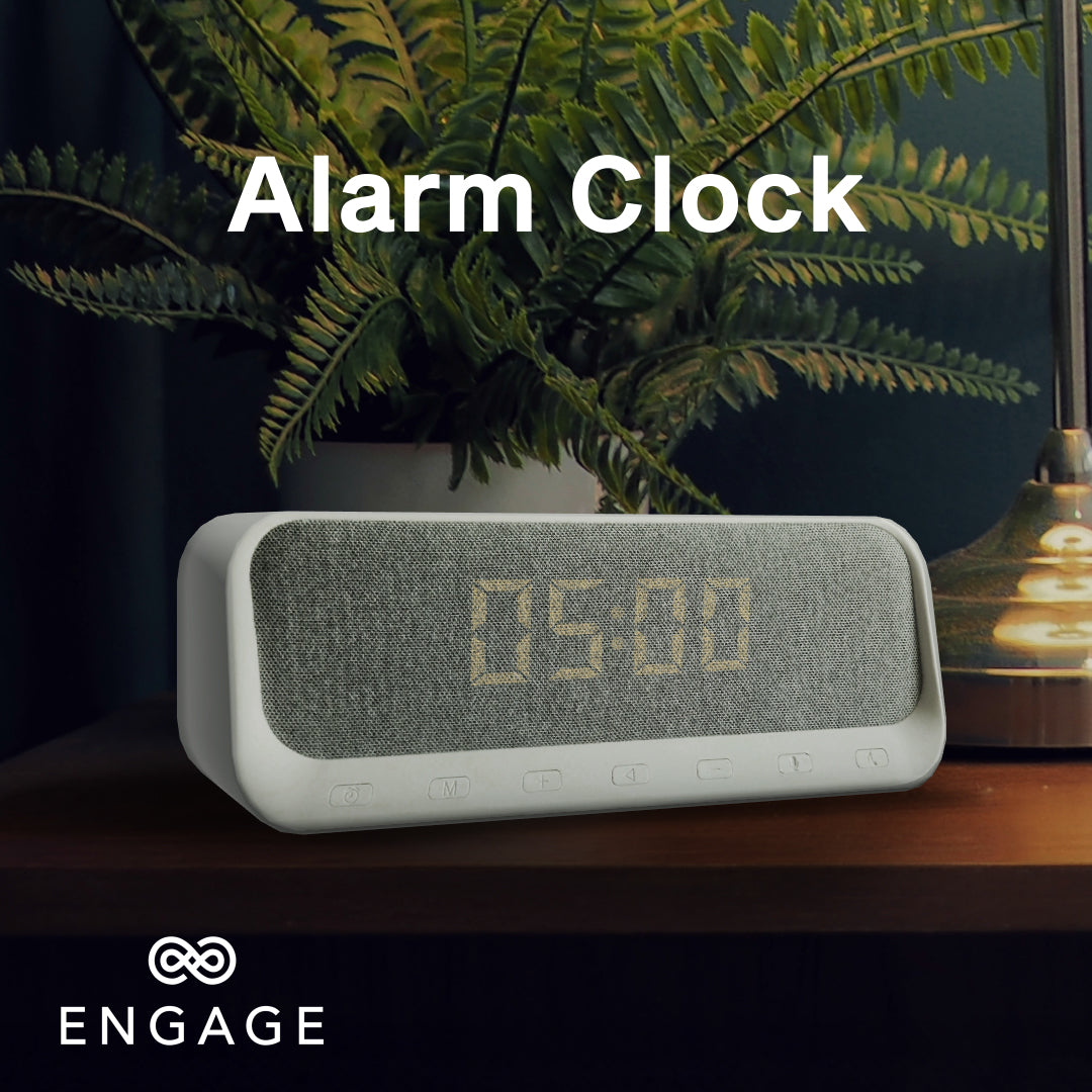 Engage Multifunctional Bluetooth Speaker Digital Alarm Clock