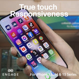 Engage iPhone 15 Pro Max Tempered Glass with Application Tray-KYUA