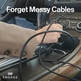 ENGAGE Magnetic PD 60W USB-C Cable with Lightning Adapter White - XDCG