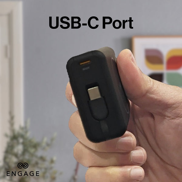 Engage Compact Wireles Magnetic PB 10000 Mah W/USB-C Cable & Led Display PD 45W