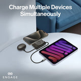 Engage Compact Wireles Magnetic PB 10000 Mah W/USB-C Cable & Led Display PD 45W