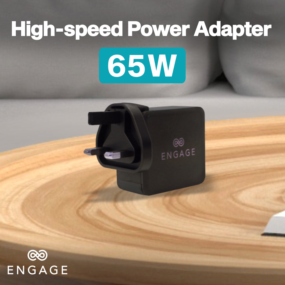 Engage 65W Charger/Adapter with GaN Technology-QOJT