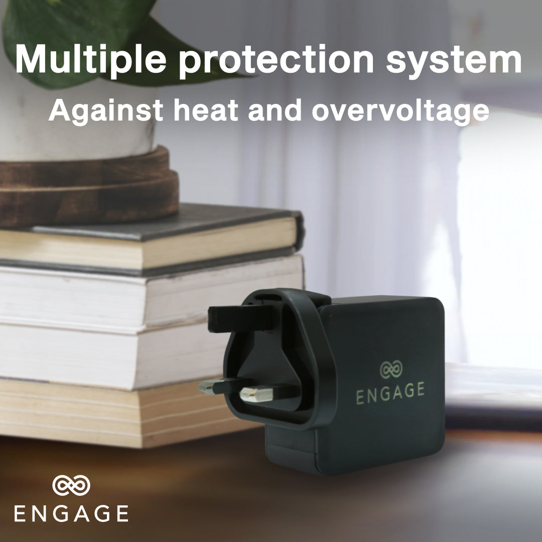 Engage 65W Charger/Adapter with GaN Technology-QOJT