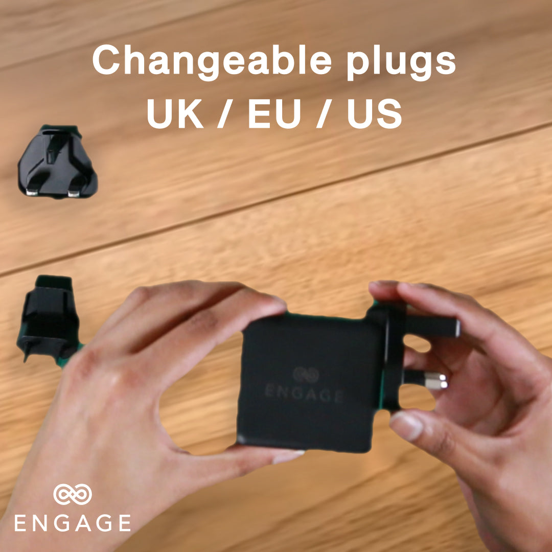 Engage 65W Charger/Adapter with GaN Technology-QOJT
