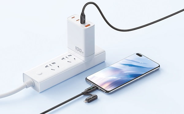 Engage 2 in 1 USB-C to USB-C Lightning 100W Fast Charging Digital Cable 1 Meter