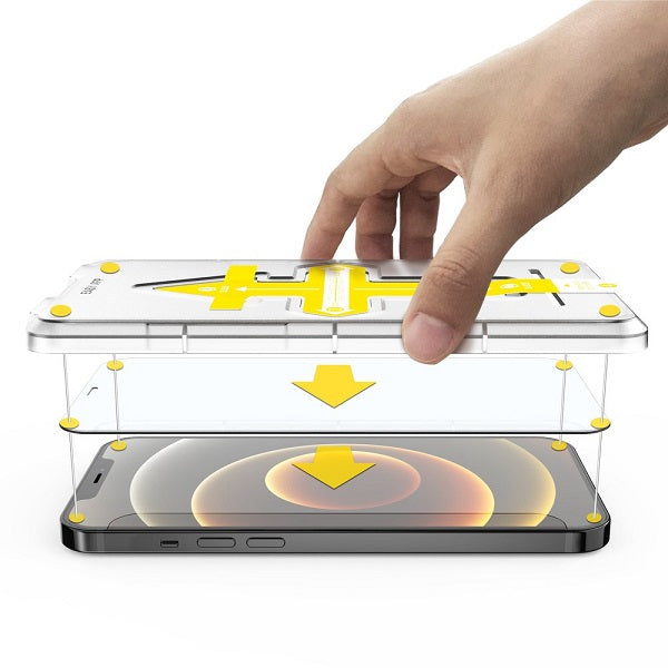 Engage iPhone 12 Pro Premium Privacy Tempered Glass with Installation Tray