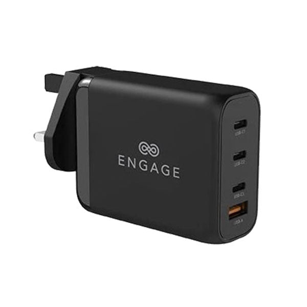 Engage 200W PD Gan Adapter/Charger Black