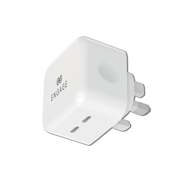 إشراك شاحن منزلي مزدوج USB-C 35W