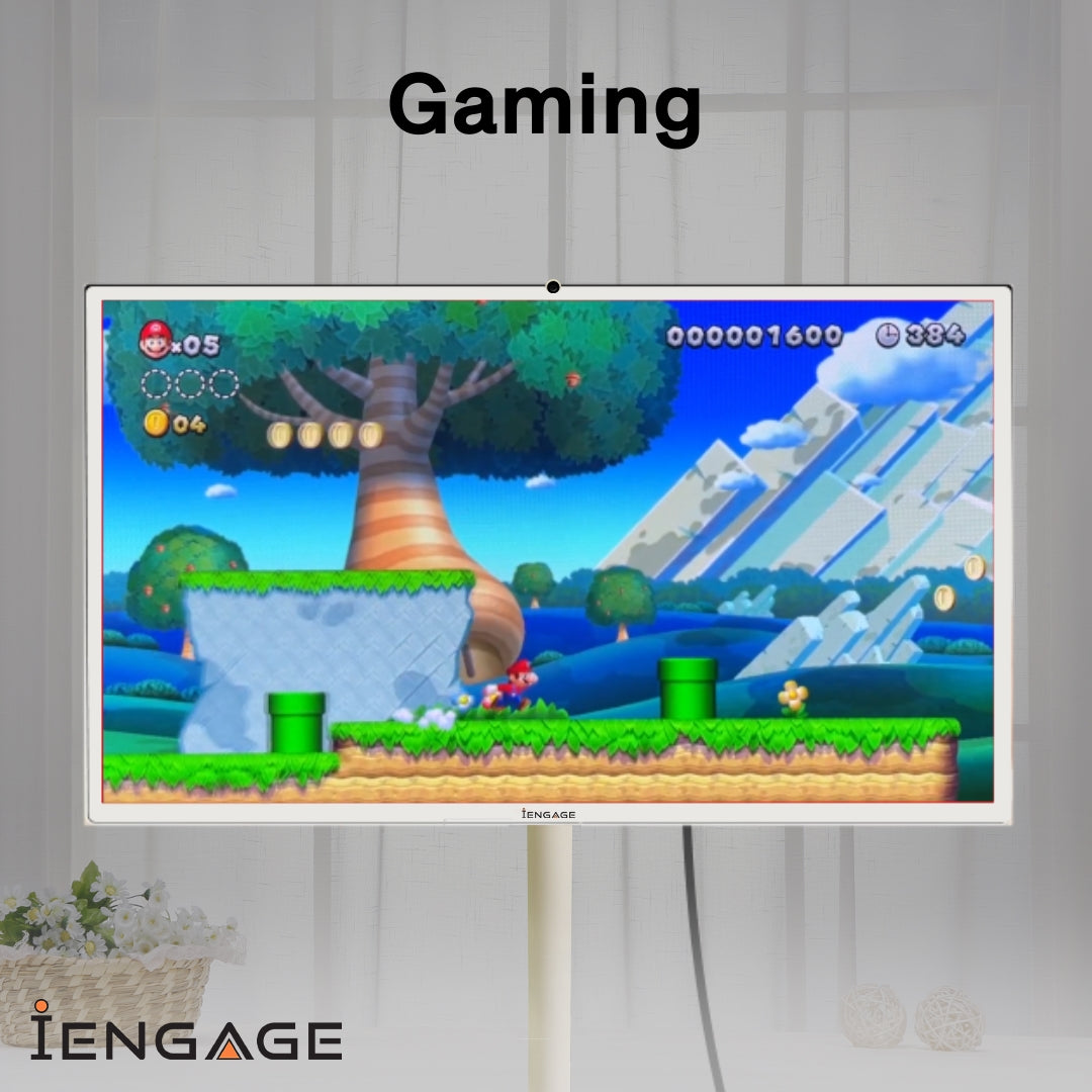 iEngage 32 4K Android 13 Rotating Touch Screen W/ Built-In Camera(Wifi) (8/128)