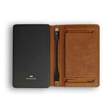 Engage 5000 mAh Magnetic Power bank Wallet (Light Brown)