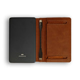 Engage 5000 mAh Magnetic Power bank Wallet (Dark Brown)
