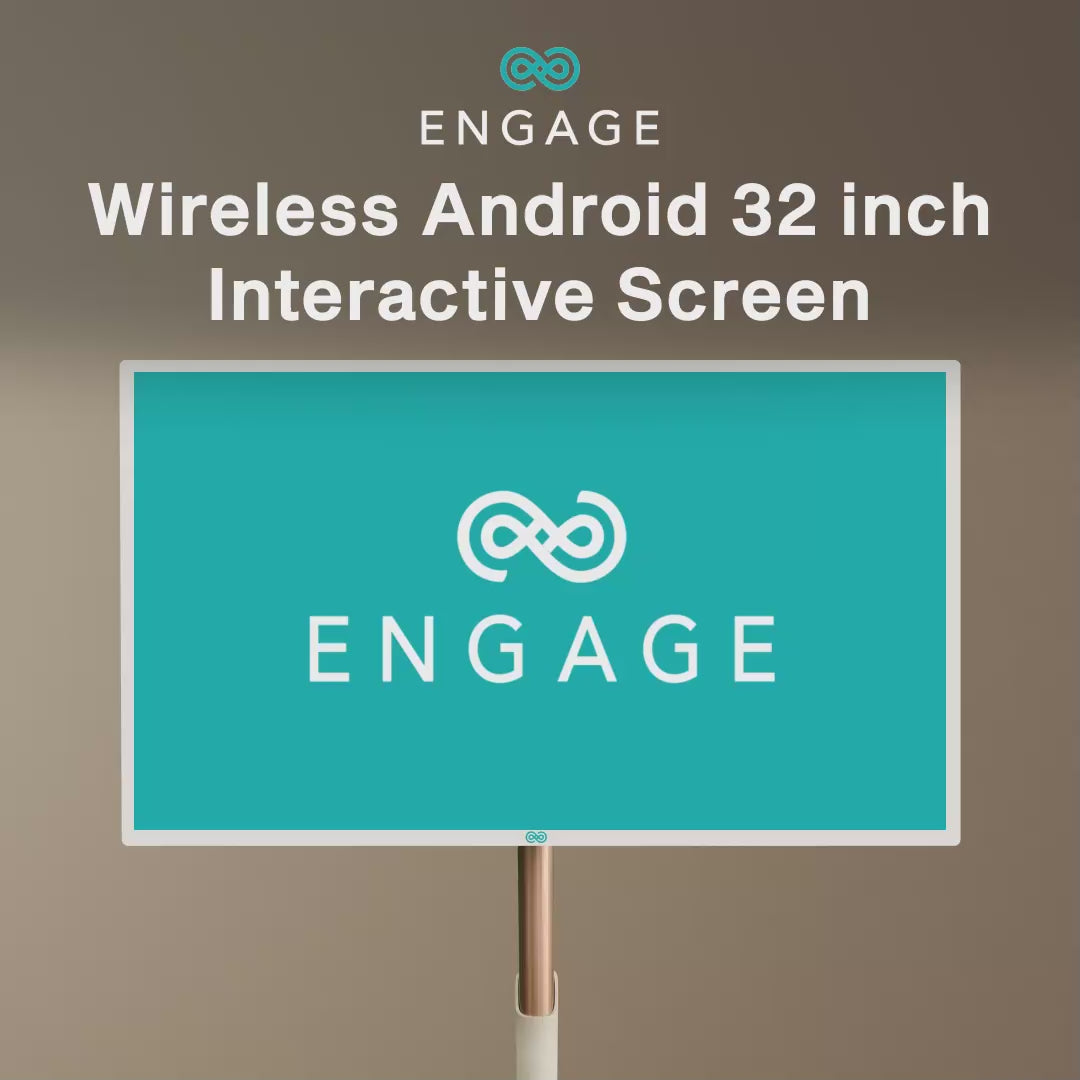 ENGAGE Wireless Android 32 Inch Interactive Screen 4G