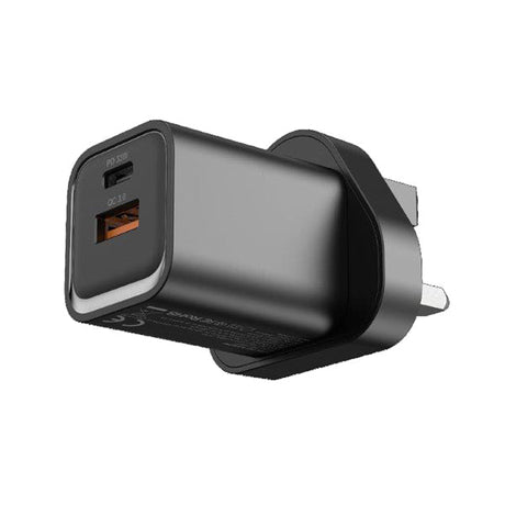 Engage Dual Port Quick Charger Power Adapter 33W PD Black